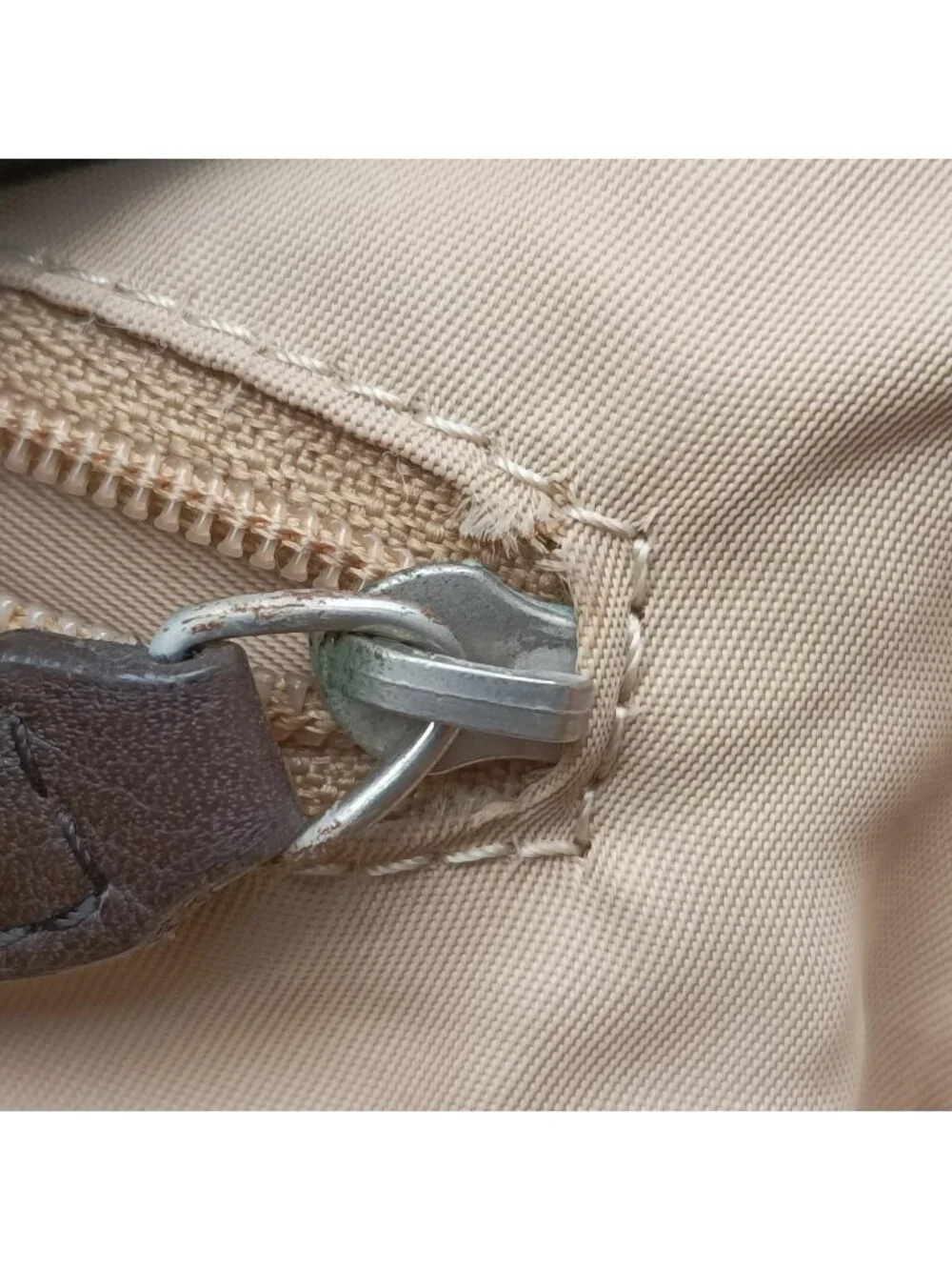 Dior Street Chic Messenger Brown Beige Jacquard Canvas Calf Leather